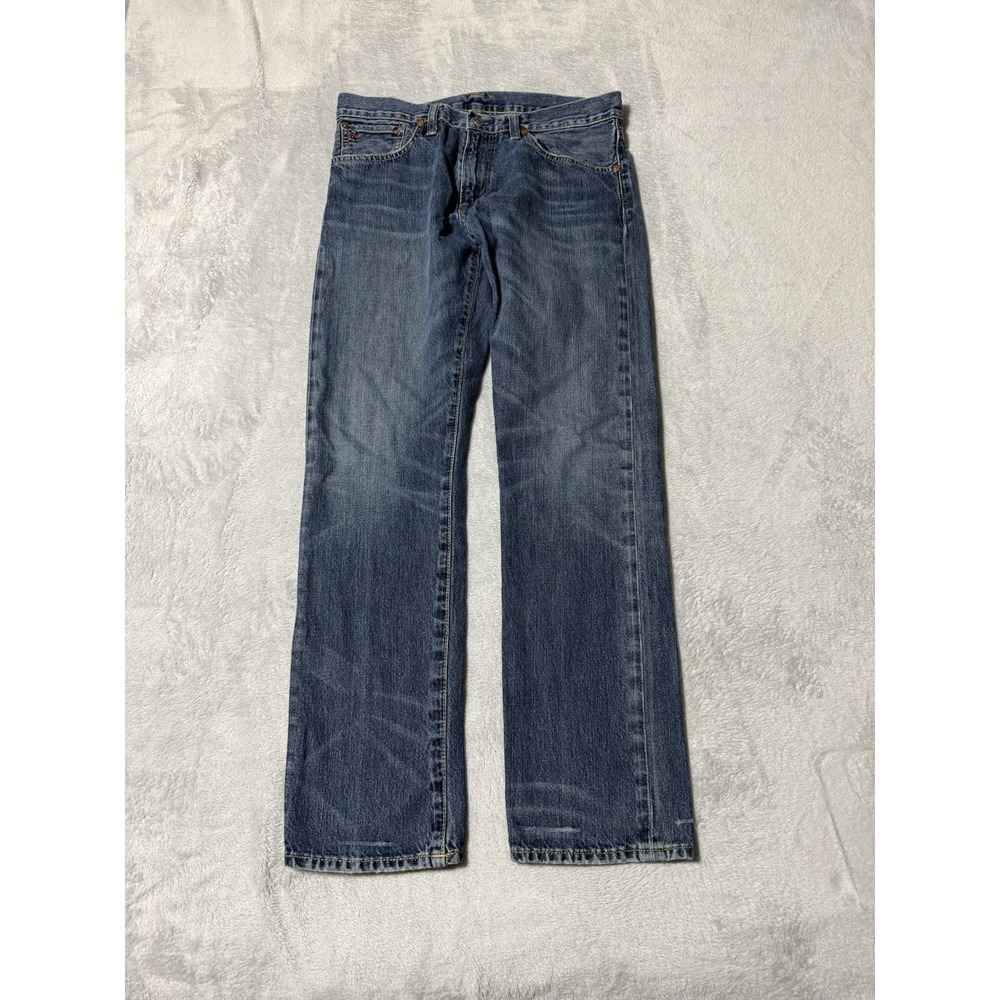 Polo Ralph Lauren Jeans Mens 31x29 Blue Varick Slim Straight Medium Wash